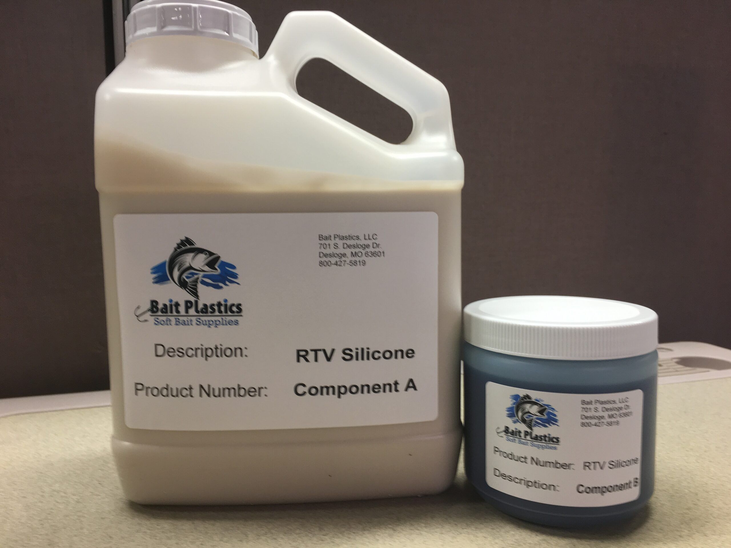 RTV High Strength Molding Silicone - Blue - Bait Plastics
